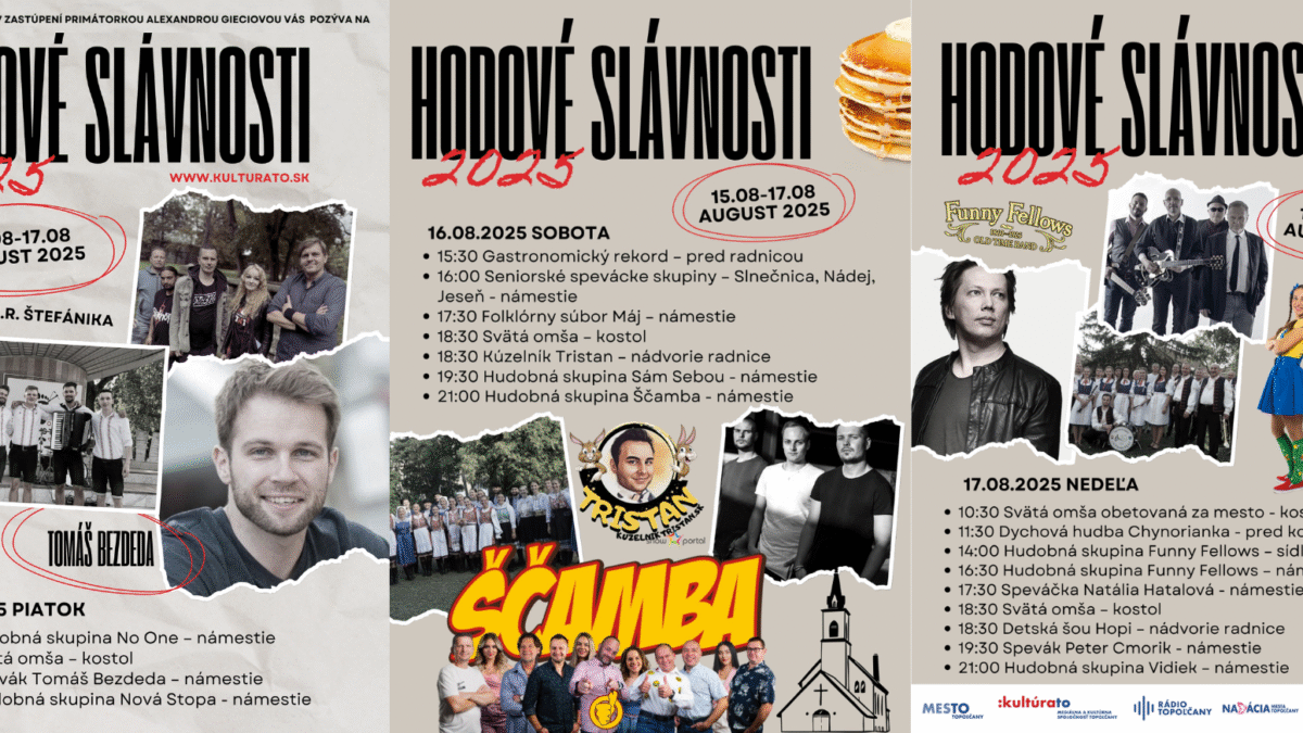 Kultúra Topoľčany: Mesto Topoľčany Vás pozýva na tradičné