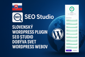 Slovenský WordPress plugin SEO Studio dobýva svet WordPress webov!