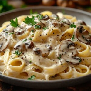 Vegánske krémové cestoviny.