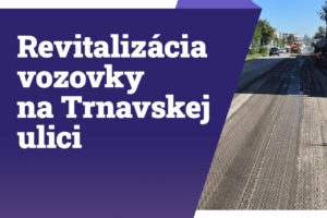 Mesto Senec: POKRAČOVANIE V REKONŠTRUKCII HLAVNÝCH ŤAHOV V SENCI!