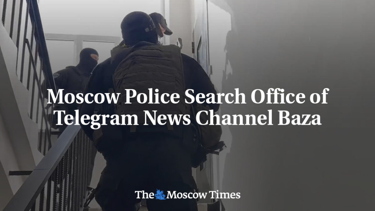Moskovská polícia prehľadáva kanceláriu spravodajského kanála Telegram Baza