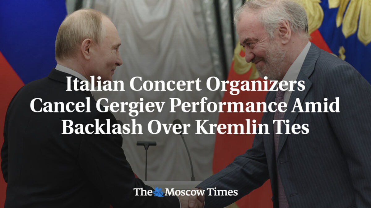 Talianski organizátori koncertu zrušili vystúpenie Gergieva kvôli reakciám na prepojenie s Kremľom Talianski organizátori koncertu zrušili vystúpenie Gergieva kvôli reakciám na prepojenie s Kremľom