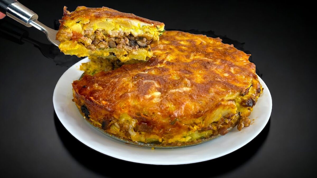 Zemiakovo-mäsová pochúťka.