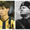 Jeho prvý gól oslávili fanúšikovia hajlovaním. Pravnuk diktátora Mussoliniho si ...