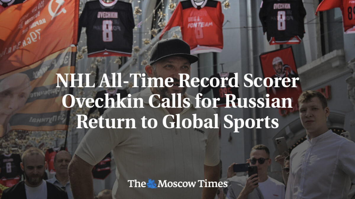Najlepší strelec histórie NHL Ovečkin vyzýva na návrat Ruska do svetového športu