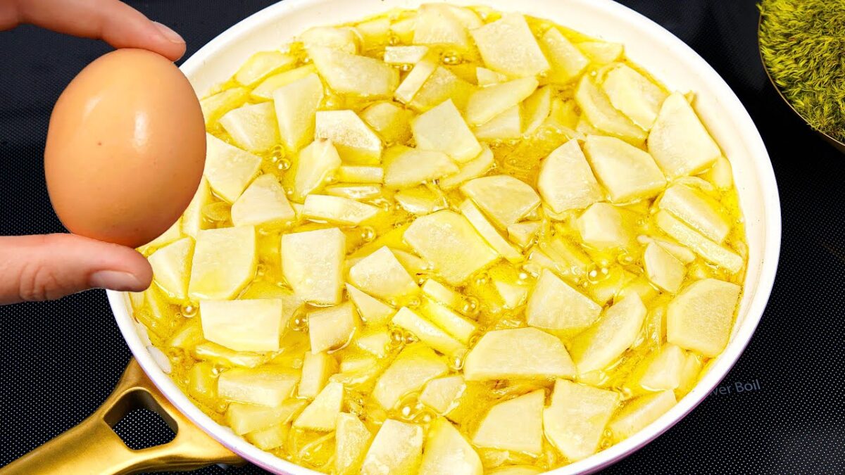 Naučil som sa to v Španielsku! Lepšie ako pizza! Jednoduchý recept na španielsku omeletu!