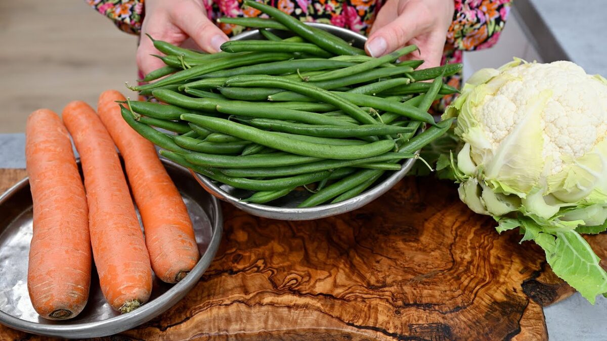 Moja babka ma naučila nový vegánsky recept na zelené fazuľky!
