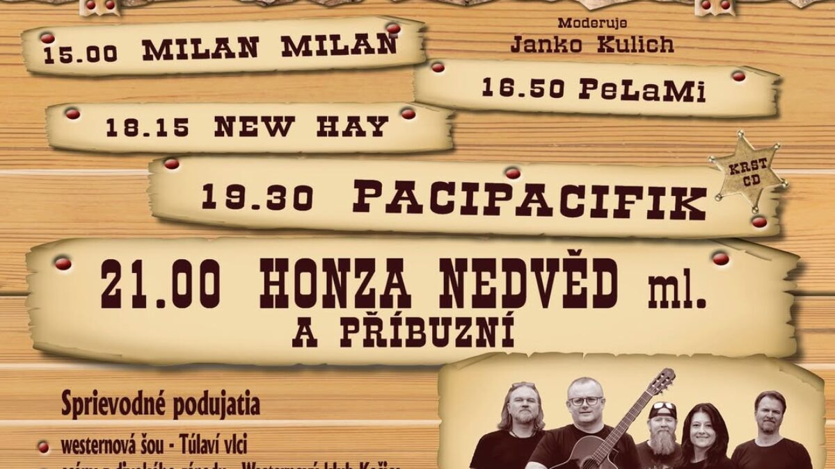 Mesto Zvolen: Poznačte si do kalendára. Deň plný country hudby a parádnych sprievodných podujatí v príjemnom prostredí mestského parku Lanice sa pomaly blíži…