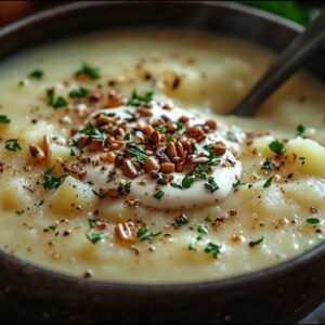 Krémová karfiolovo-zemiaková polievka - jednoduchý recept na chladné dni, vegánska Krémová karfiolovo-zemiaková polievka – jednoduchý recept na chladné dni, ...