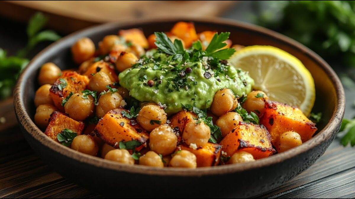 1 konzerva cíceru a 2 sladké zemiaky! Jednoduchý a chutný recept na bataty