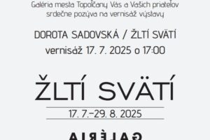 Mesto Topoľčany: Srdečne Vás pozývame do Galérie mesta Topoľčany na Mesto Topoľčany: Srdečne Vás pozývame do Galérie mesta Topoľčany na vernisáž