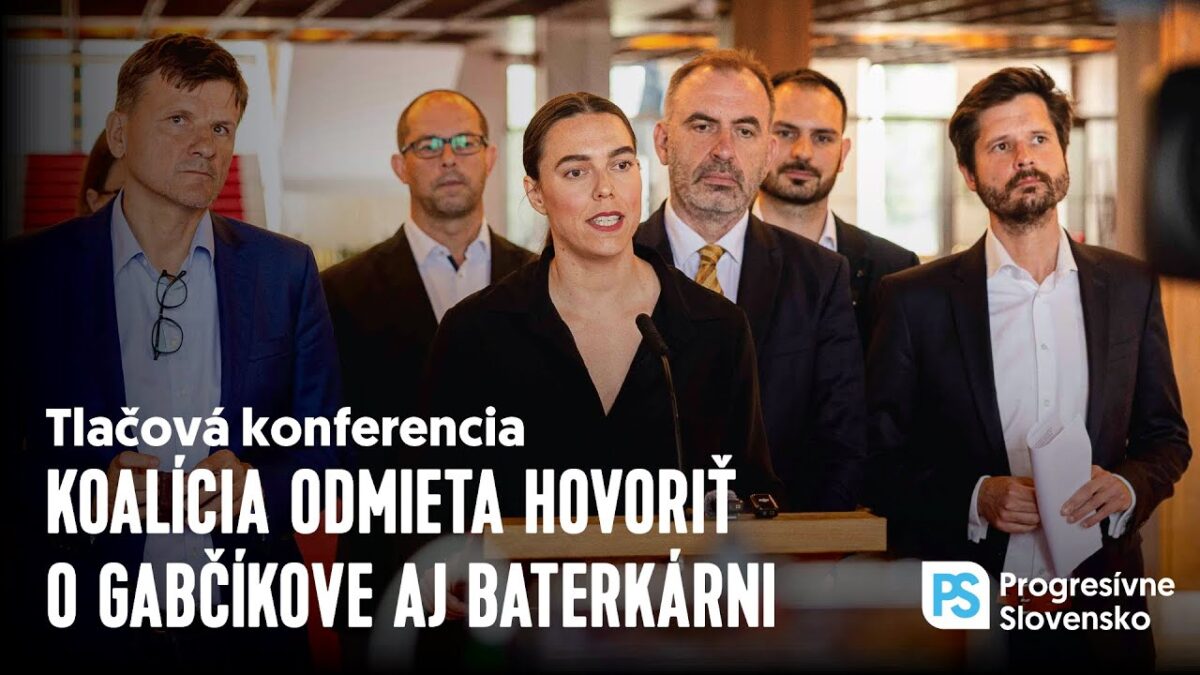 Koalícia odmieta hovoriť o Gabčíkove aj baterkárni | Spoločná tlačová konferencia, 17. júl 2025