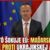 Szijjártó : Brutálna pravda o Ukrajine a EÚ mlčí. Maďarsko žiada sankcie EÚ prot...