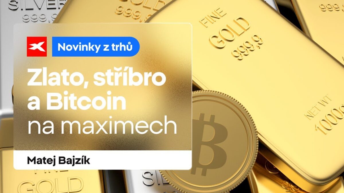 XTB: Útěk do bezpečných přístavů. Proč jsou zlato, stříbro a bitcoin na maximech?