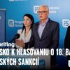 Stanovisko k hlasovaniu o 18. balíku protiruských sankcií | Tlačový brífing PS, ...
