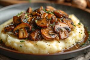 Vegánske hubové ragú – výdatné, krémové a jednoducho chutné!