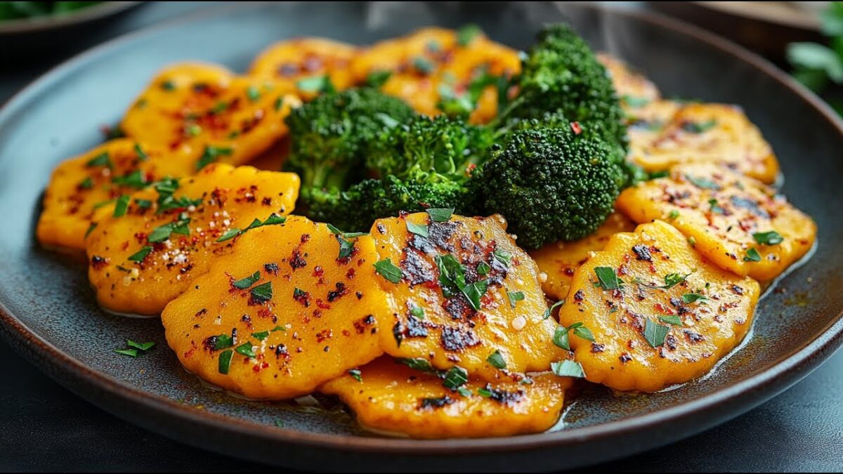 Vegánske sladké zemiakové ravioly