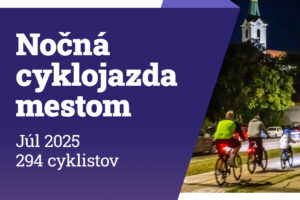 Mesto Senec: 268 fotiek z 2. Nočnej cyklojazdy (11. 7. 2025)