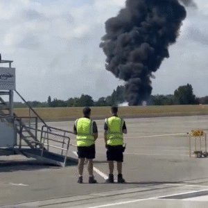 Lietadlo explodovalo krátko po štarte z letiska London Southend v Essexe.