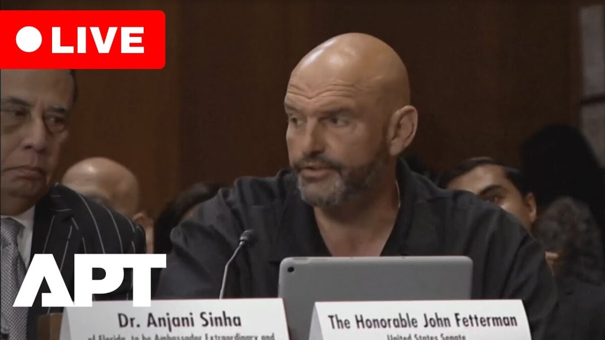Senátne vypočutie o Anji Sinhovi, Trumpovom kandidátovi na veľvyslanca v Singapure.
