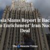 Rusko odsudzuje správu, že podporilo iránsku jadrovú dohodu o „nulovom obohatení...