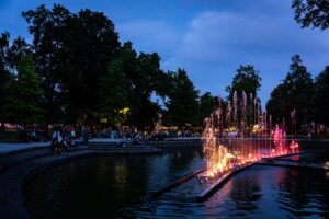 Mesto Košice: Conrad šou roztancovala fontánu aj park Mesto Košice: Conrad šou roztancovala fontánu aj park