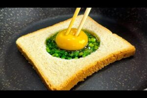 Vajcia s chlebom – rýchle a chutné raňajky za 5 minút