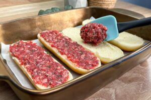 Chrumkavé mäsové sendviče s jemnou náplňou