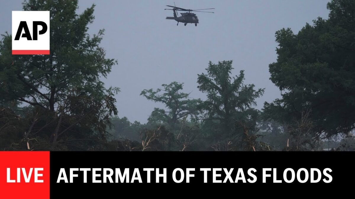 Následky bleskových povodní v Texase