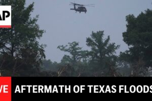 Následky bleskových povodní v Texase