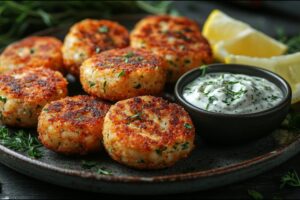 Takže ste nikdy nejedli cícer! Vegánske kúsky s bylinkovým jogurtom