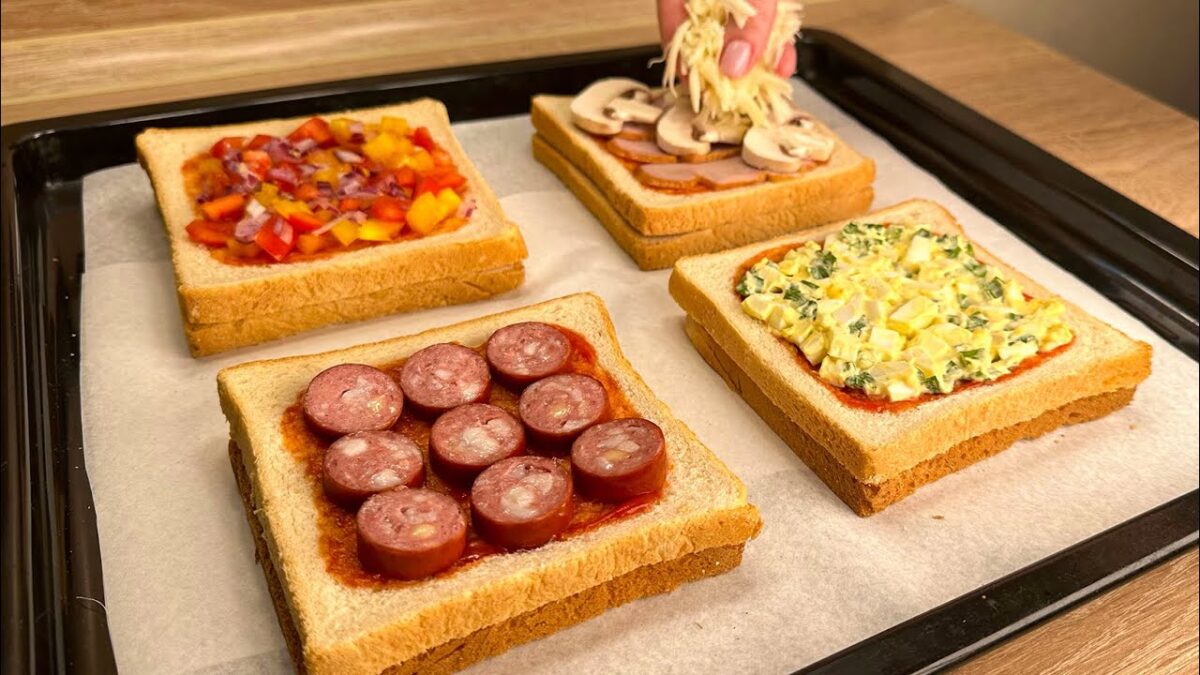 Rýchly a lahodný toast za 10 minút – štyri porcie!