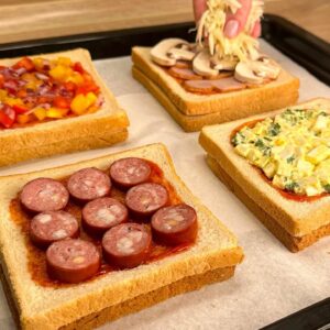 Rýchly a lahodný toast za 10 minút – štyri porcie!