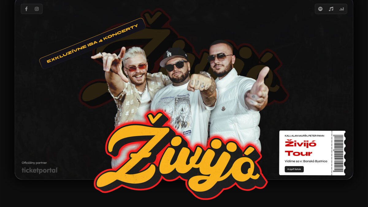 Živijó Tour – Exkluzívne len 4 koncerty!