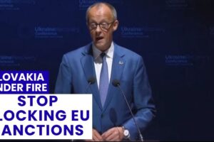 Merz verejne hanbí Slovenského Fica za blokovanie sankcií proti Rusku