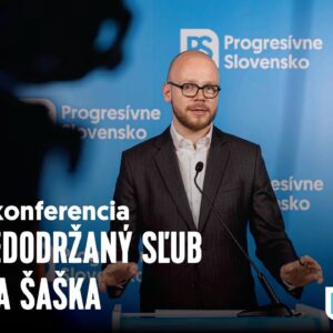 Ďalší nedodržaný sľub ministra Šaška | Tlačová konferencia PS, 2. júl 2025