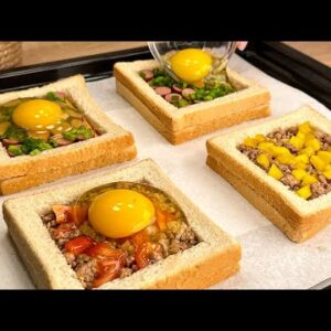 Prekvapujúci 15-minútový toustový pizza recept!