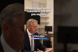 Koalícia má plné ústa rečí o pomoci regiónom | Michal TRUBAN