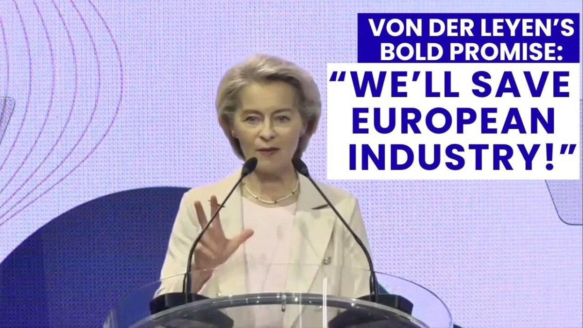 Von der Leyenová v Ríme: EU bude brániť priemysel, zjednodušiť pravidlá a presadzovať transatlantickú obchodnú dohodu