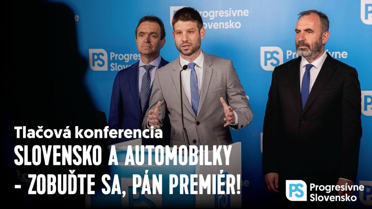 Slovensko a automobilky – zobuďte sa, pán premiér! | Tlačová konferencia PS, 4. júl 2025