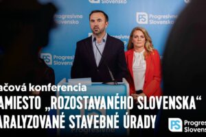 Namiesto „rozostavaného Slovenska“ paralyzované stavebné úrady | Tlačová konfere...