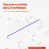Mesto Bratislava: „Oprava Cintorínskej v lete“