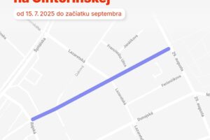 Mesto Bratislava: „Oprava Cintorínskej v lete“