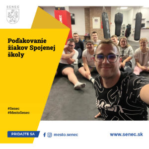 Mesto Senec: „POĎAKOVANIE ŽIAKOV SPŠ“
