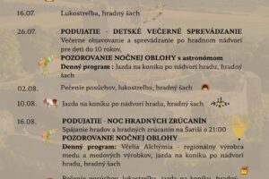 Hrad Šariš: LETO NA ŠARIŠSKOM HRADE Hrad Šariš: LETO NA ŠARIŠSKOM HRADE