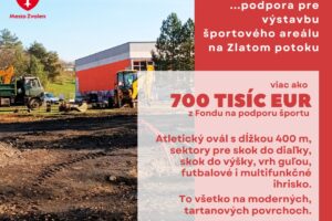 Mesto Zvolen: „Podpora nového športoviska“