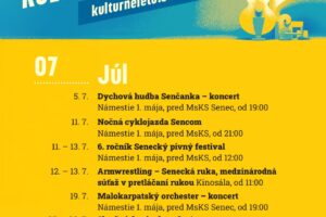 Mesto Senec: „Kultúrne leto Senec 2025“
