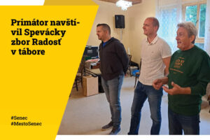 Mesto Senec: „Primátor navštilil spevácky zbor Radost'“