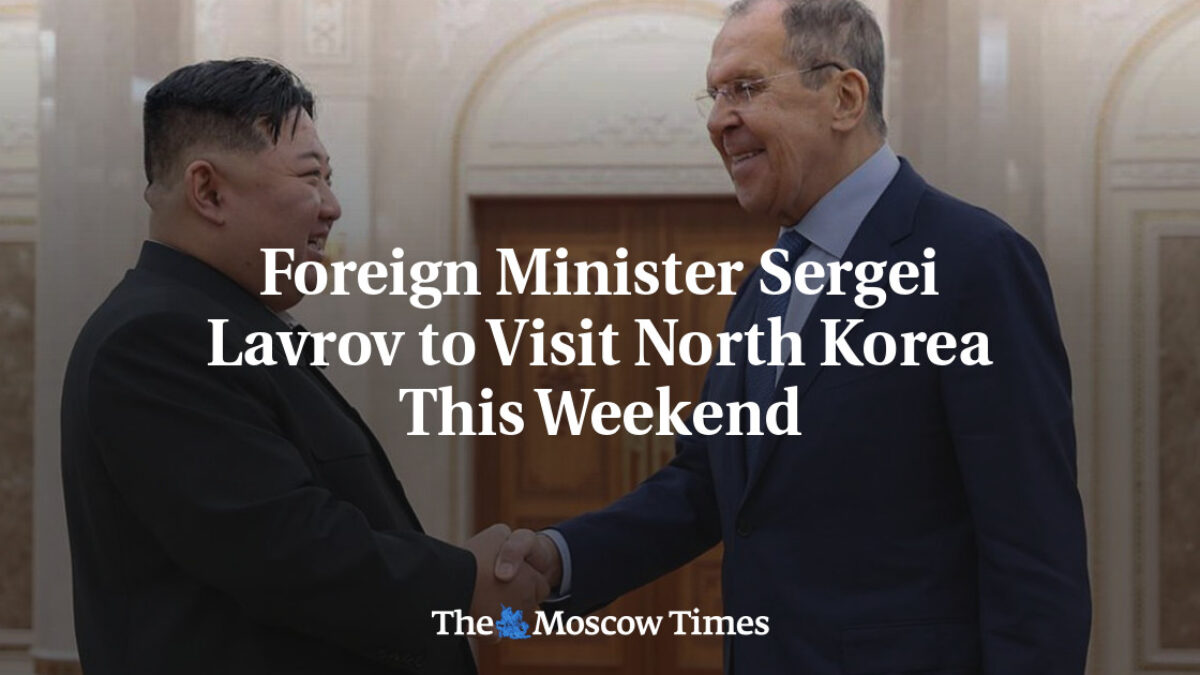 Minister zahraničných vecí Sergej Lavrov navštívi Severnú Kóreu tento víkend