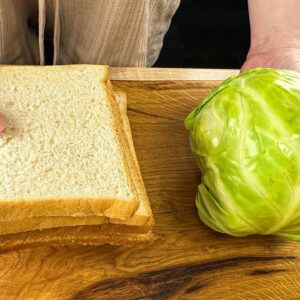 Letný kapustový toast